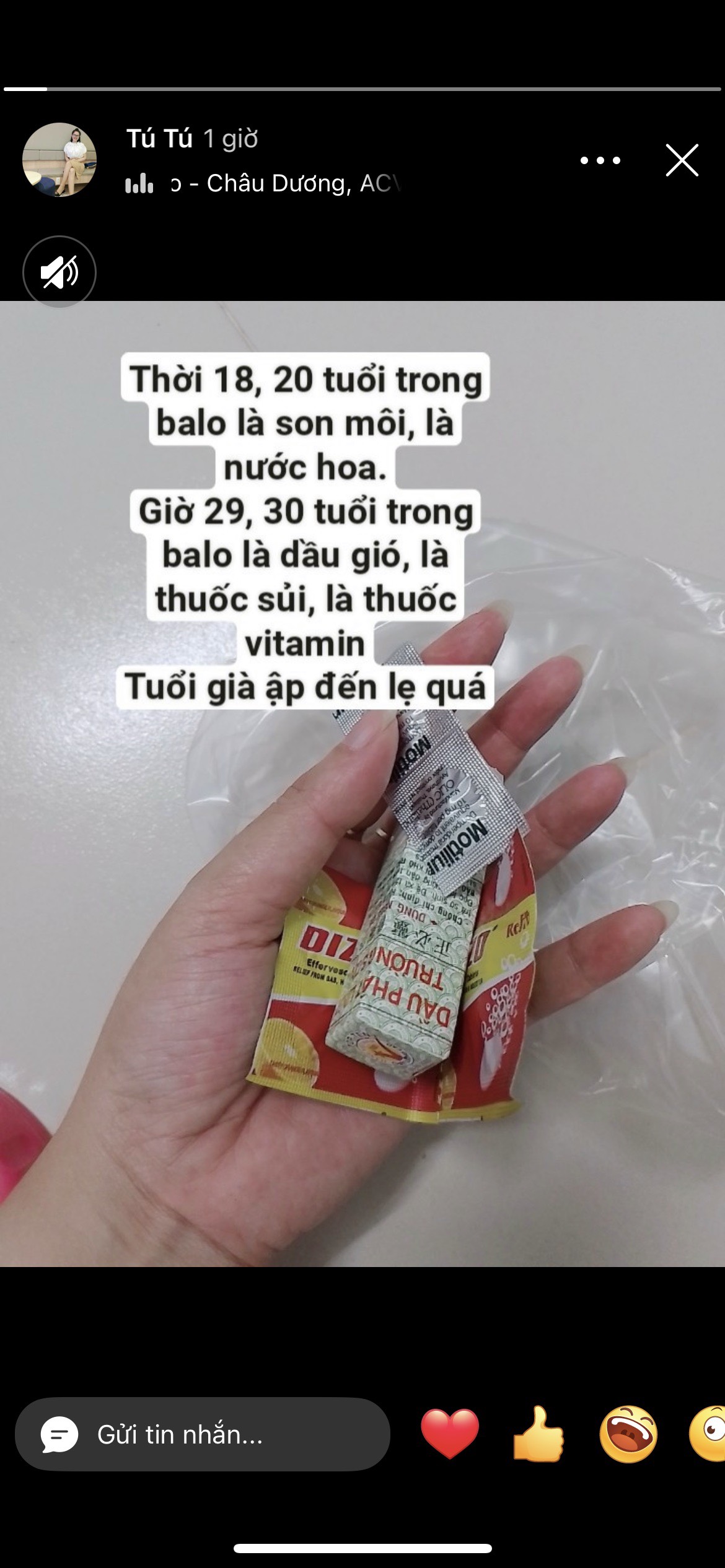 Tuổi già ập đến lẹ quá (thuốc đau bụng ẻ chãi)