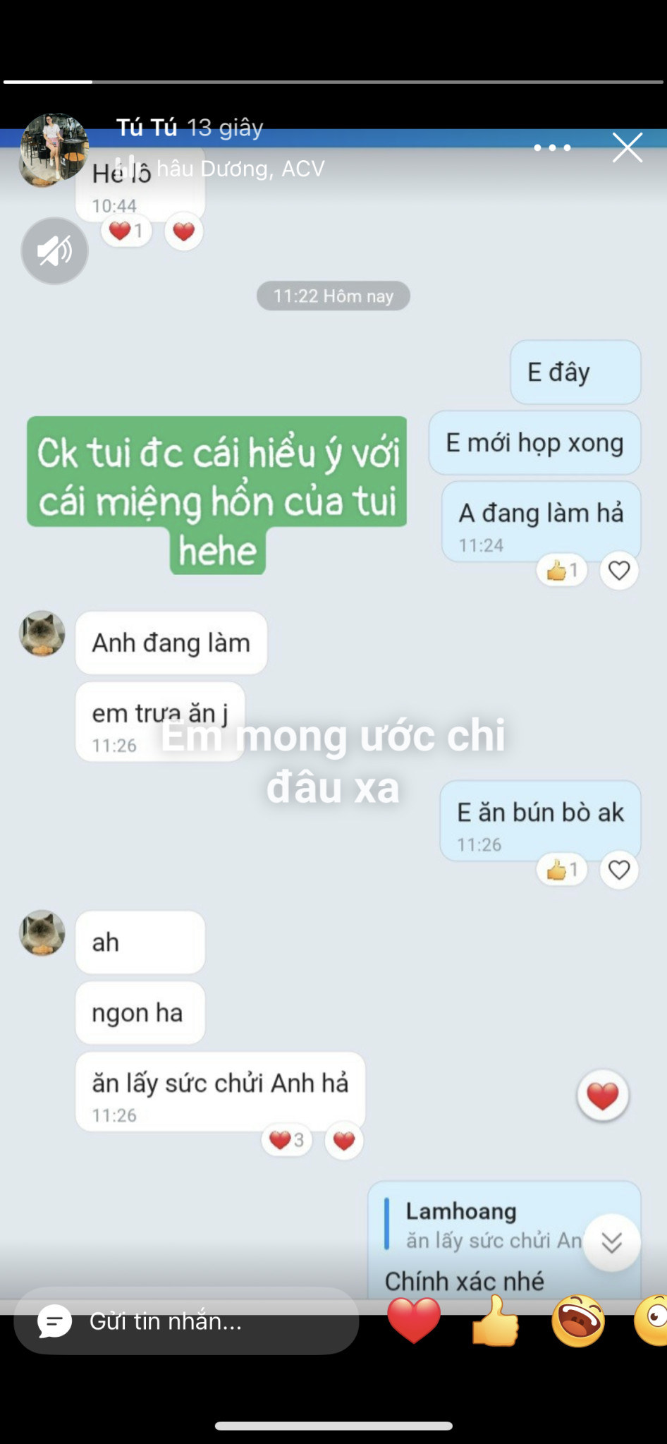 Ck tui được cái hiểu ý với các miệng hỗn của tui hehe