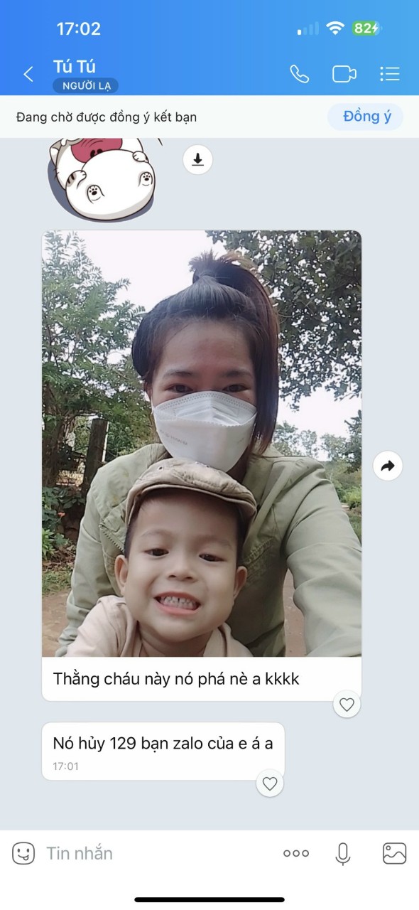 Cháu em nó unfriend 129 người chứ không phải em