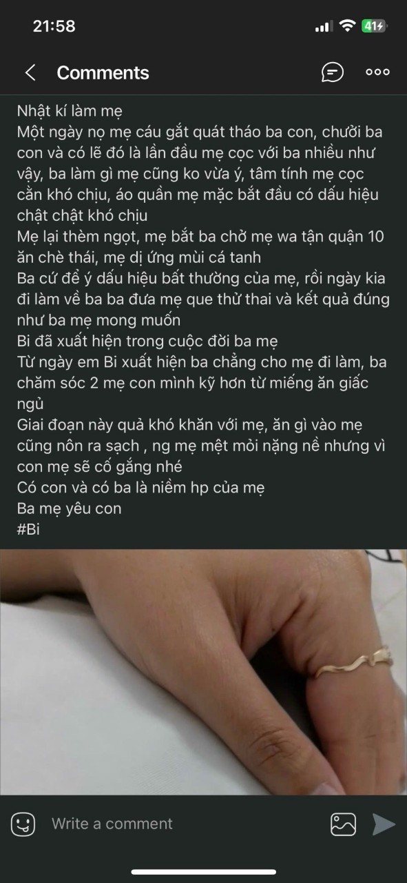 Nhật ký làm mẹ Bi