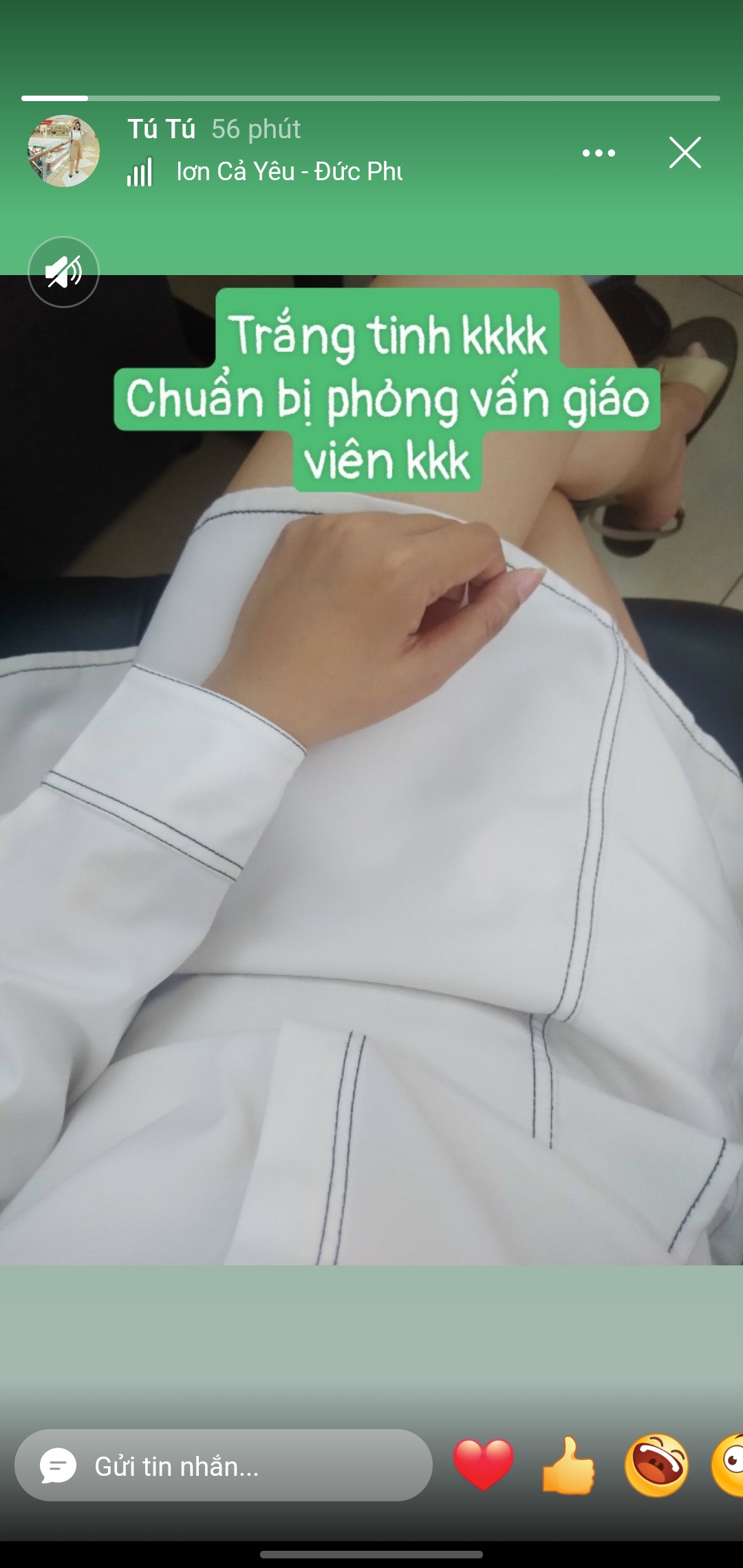 Trắng tinh kkk, chuẩn bị phỏng vấn giáo viên